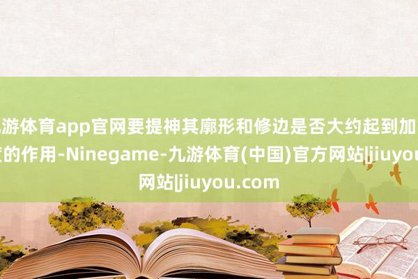 九游体育app官网要提神其廓形和修边是否大约起到加强对比度的作用-Ninegame-九游体育(中国)官方网站|jiuyou.com