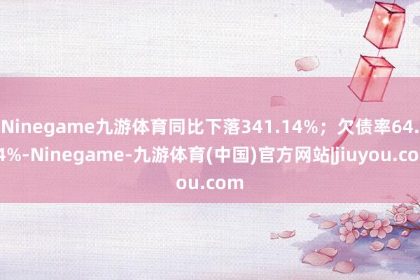 Ninegame九游体育同比下落341.14%；欠债率64.74%-Ninegame-九游体育(中国)官方网站|jiuyou.com